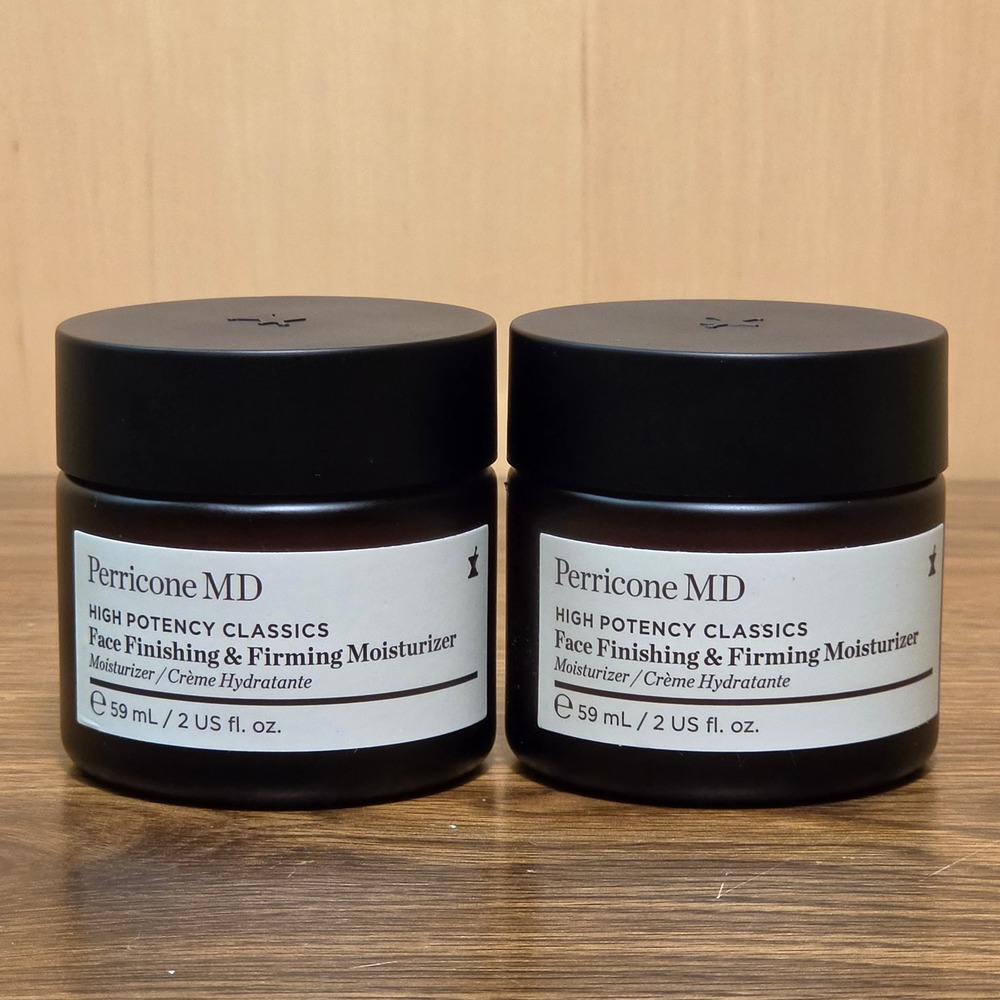 Perricone MD High Potency Face Finishing Firming Moisturizer 2 oz 2 Pack New